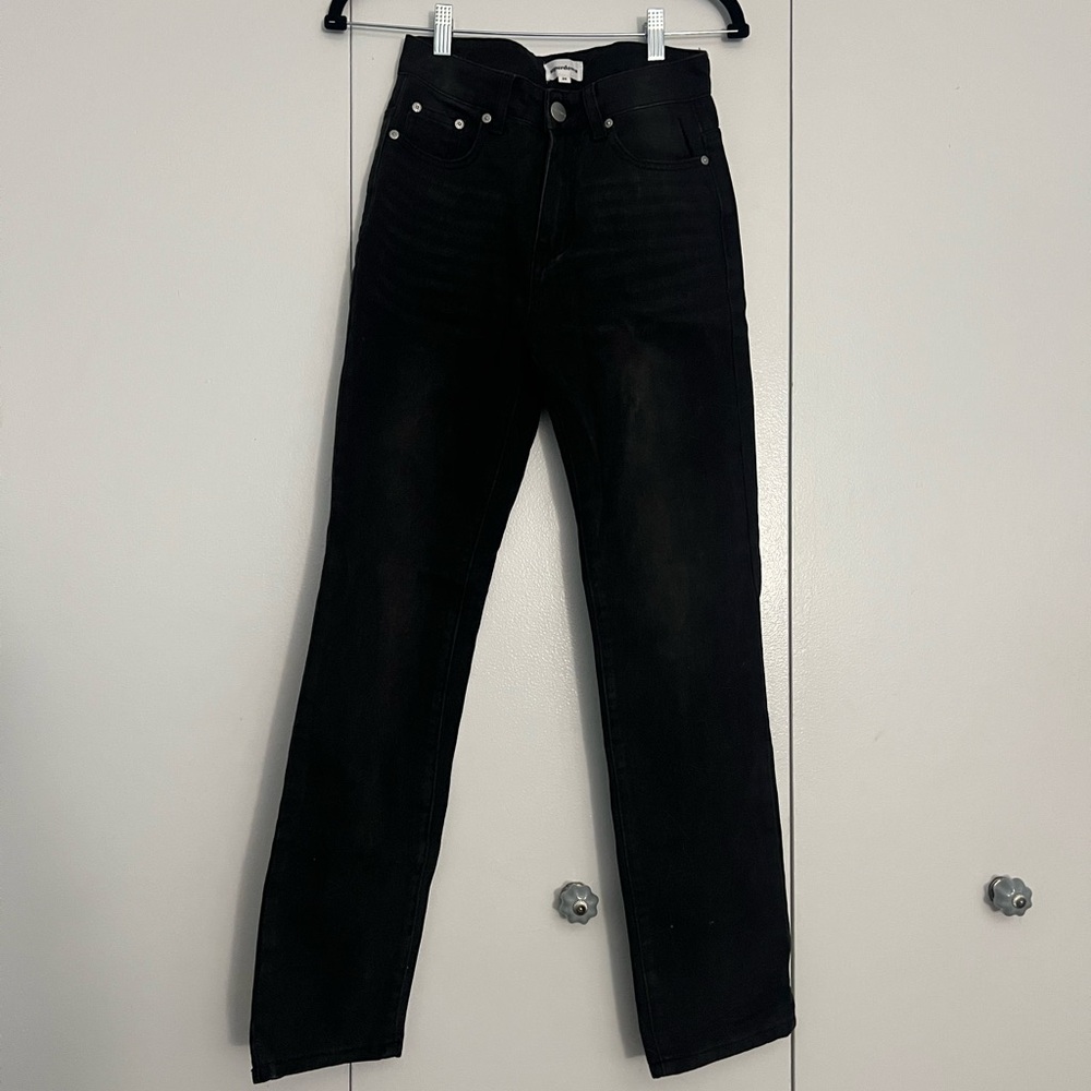 superdown Women's Black Straight Leg Jeans *NEVER BEEN WORN*